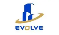The logo for evolve, specializing in loft hatches.