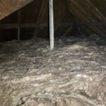 A well-insulated attic with plenty of loft insulation.
